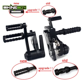 

BIKINGBOY Billet Forward Controls Footpegs For Harley Davidson Softail Springer FXSTS 2000-2006 Softail Standard FXST 2000-2007