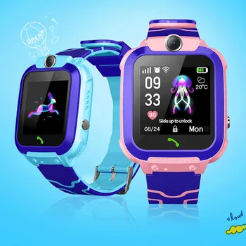 

T-VICTER Waterproof Children's Smart Watch SOS Phone Watch Smartwatch For Kids With Sim Card Photo Kids Gift For IOS Android