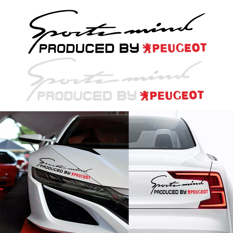 

Car Stickers for Peugeots 107 108 206 207 308 307 508 2008 3008 Style Auto Styling Automobile Accessories Fashion Word stickers