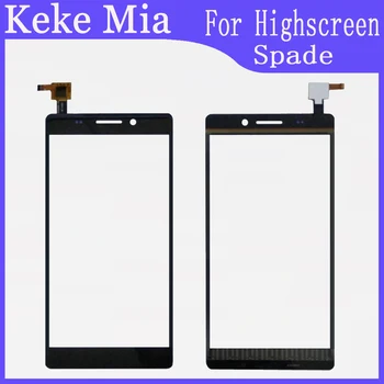 

5.5" inch Touch Screen For Highscreen Spade Touch Glass Digitizer Panel Front Lens Sensor Capacitive Free Adhesive+Wipes