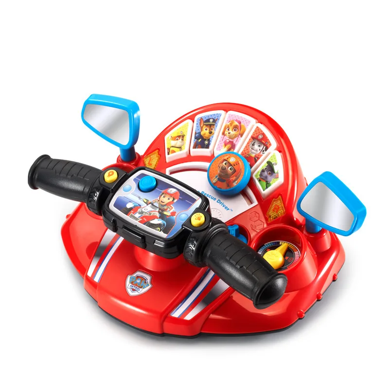 Paw patrol toys for boys car steering wheel electric model boy early education toy car for children kids birthday gift boys toy