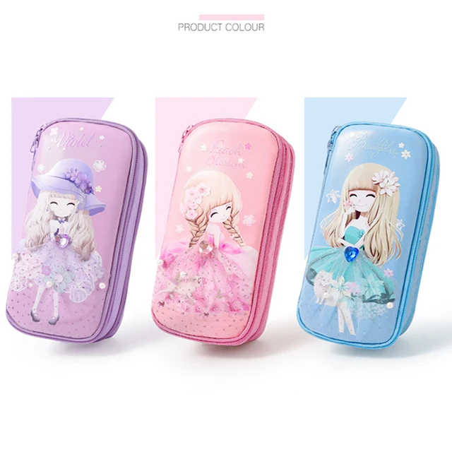 Pretty Girl Pencil Case Cute Princess Dress Pencil Cases