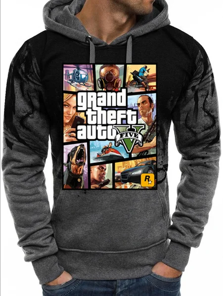 Grand Theft худи с автомобильной символикой игры мужские походные ветрозащитные толстовки с капюшоном спортивная куртка мужская Толстовка 20dfd