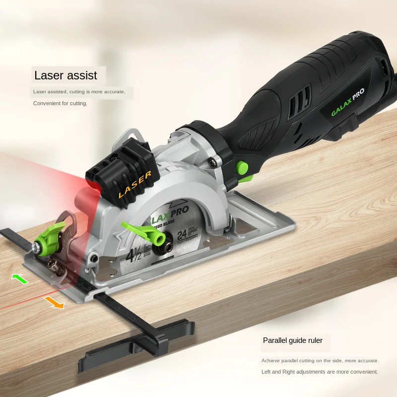 Handheld electric circular saw mini chainsaw fine handle design portable household woodworking power tools | Инструменты