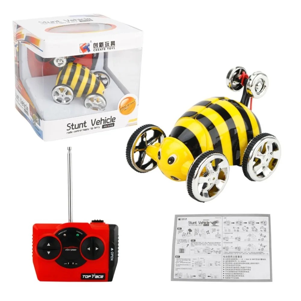 

Create Toys 2152B 2CH Mini Stunt Toggle Trolley Radio Control Rolling RC Car 360 Rotation Stunt Flip Car for Kids