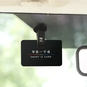 6x Car Windshield Parking Permits Ticket Holder Clip Transparent Self  Adhesive Parking Permit Holder for Car Caravan Van - AliExpress