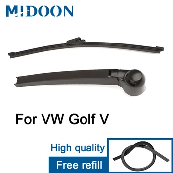 

MIDOON Wiper 13" Rear Wiper Blade & Arm Set Kit For VW Golf V MK 5 2003-2009 Variant Windshield Windscreen Rear Window