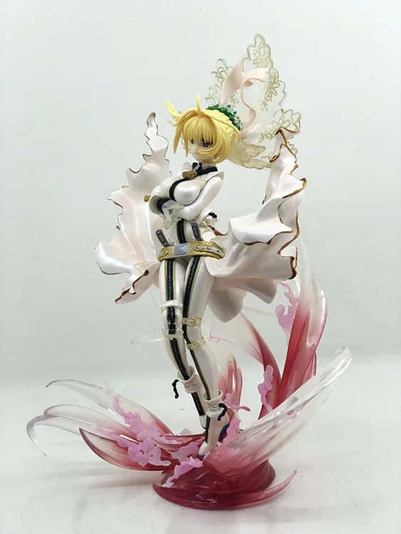 Удел ночь Fate/Grand Order свадебное платье невесты Ceiba Nero SABER Edition Deluxe Garage Kit