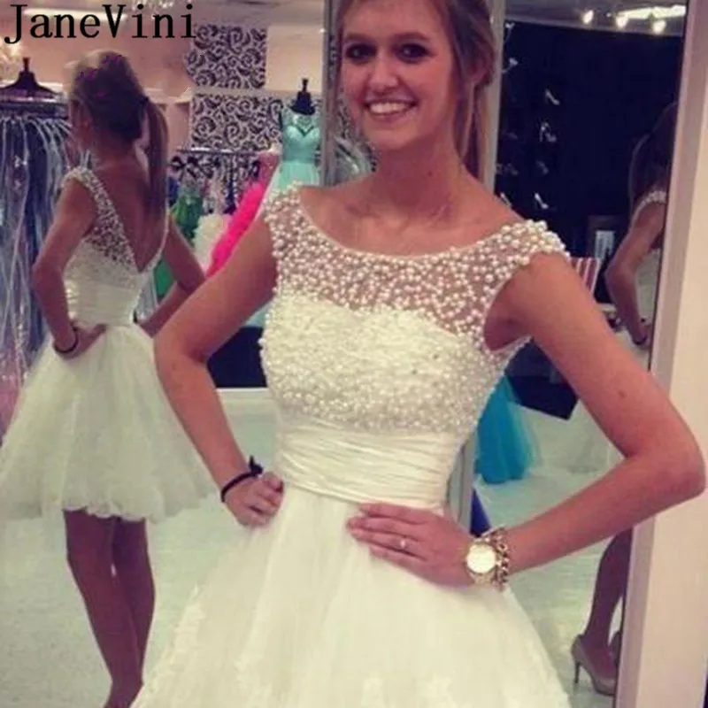 White-Cocktail-Dress-Party-Plus-Size-Tulle-Lace-Ladies-Girl-Women-Short-Mini-Homecoming-Prom-Graduation_副本