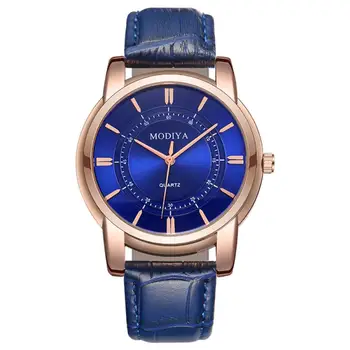 

Fahsion MODIYA Brand Watch Men Leather Band Business Quartz Watch Casual Wristwatch Male Clock relogio masculino reloj hombre