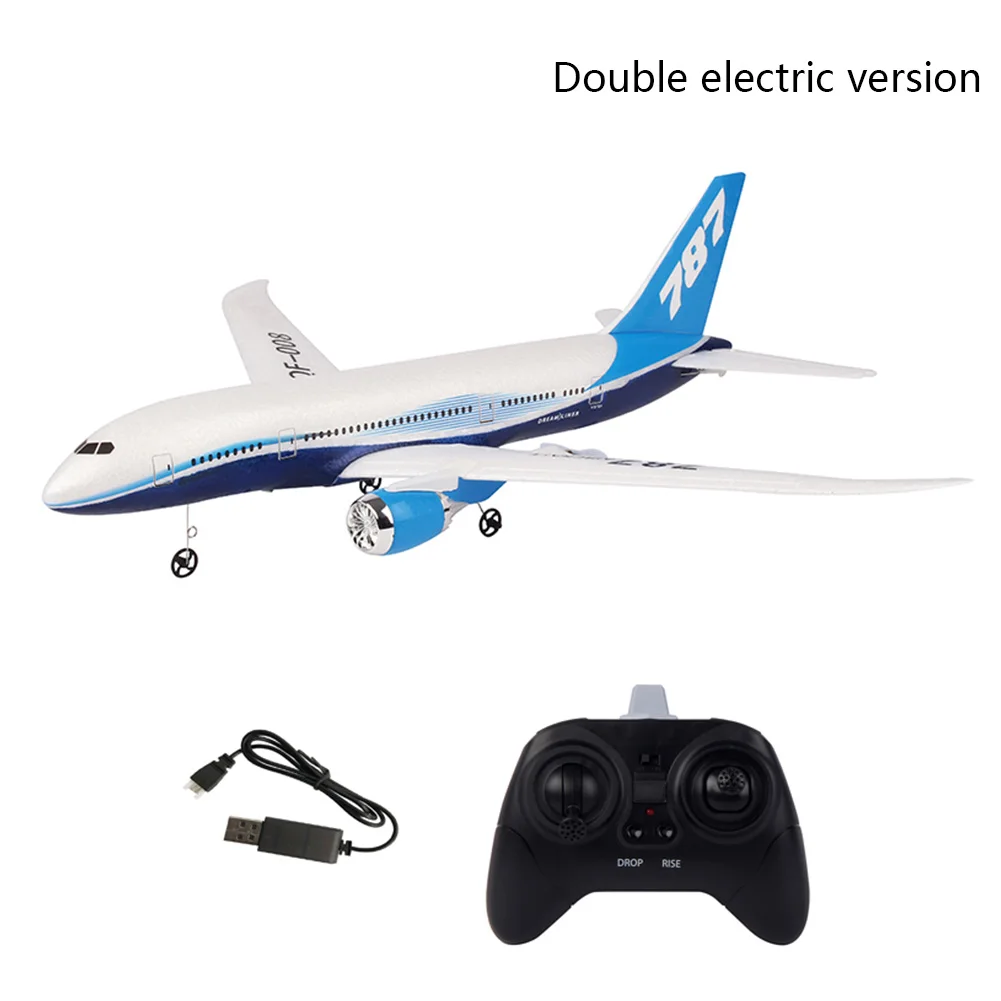 QF008 Boeing 787 DIY Мини 3CH размах крыльев подарок RTF масштаб фиксированное крыло легкое