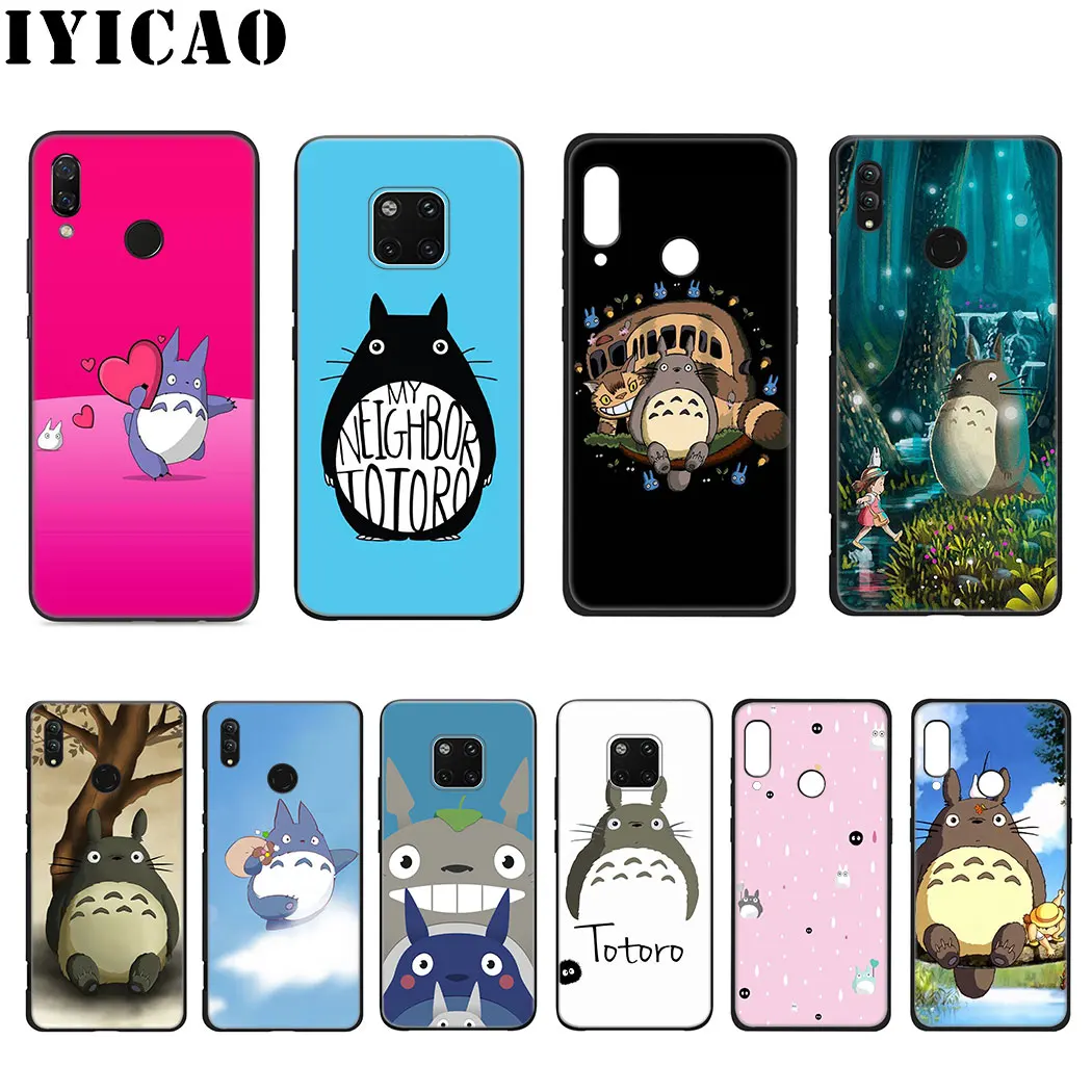 Anime Totoro Soft Silicone Case for Huawei Mate 30 Pro Lite Y9 Prime P9 P8 Cover |