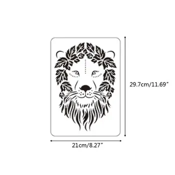 

12pcs/set Animals Stencil Drawing Template Ruler for Painting Board DIY Album K1AB