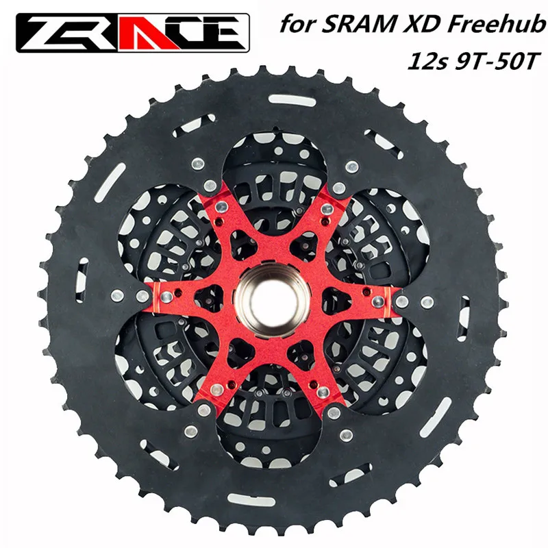 Zracing 12 скоростей MTB велосипед Freewheel 9 T-50 T, CNC AL 12s велосипедные кассеты совместимы с SRAM XD freewhub, для XX1 X01 NX Eagle