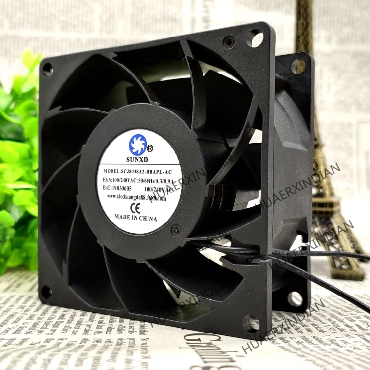 

Original NEW SCJ8038A2-HBAPL-AC 100/240V 0.3/0.9A 8038 Motor protection cooling Fan
