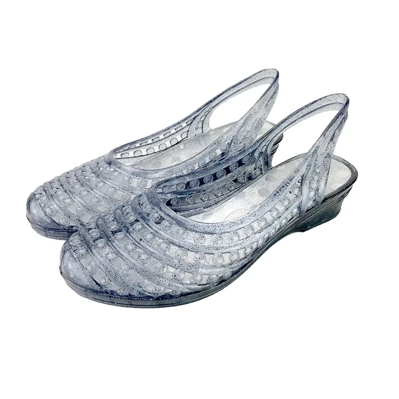 jelly shoes clear