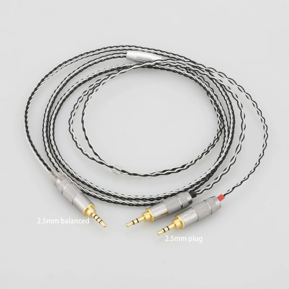 Кабель с 2 5 мм сбалансированным штекером на двойной совместимый Hifiman HE400S Φ