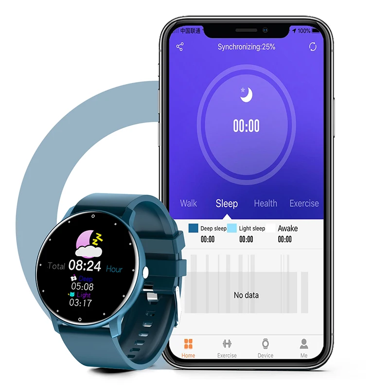 MISIRUN ZL02 Smart Watch for Men Women Waterproof Heart Rate Fitness Bracelet Sports Smartwatch for Apple