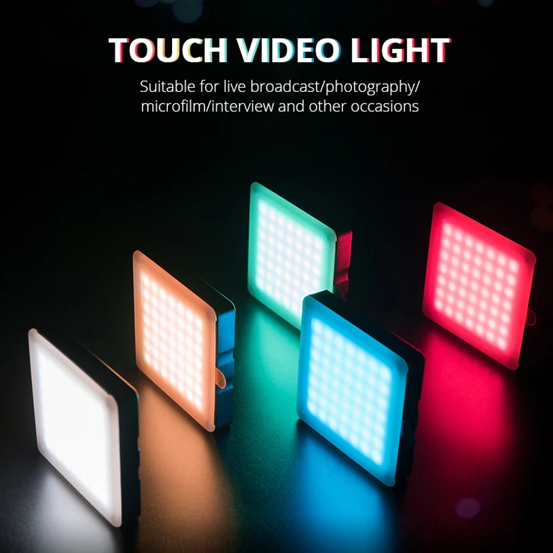 

LED49 DSLR LED Video Light On Camera Photo Studio Lighting Hot Shoe LED Vlog Fill Light Lamp for Smartphone DSLR SLR Camera