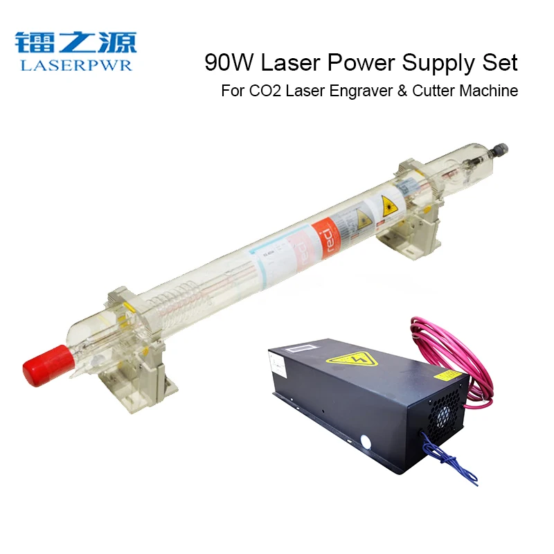 

LASERPWR Professional X/XA100 CO2 Laser Power Supply Source +RECI W2 Glass Tube Set for 80w-100w Laser Cutter/Engraver Parts