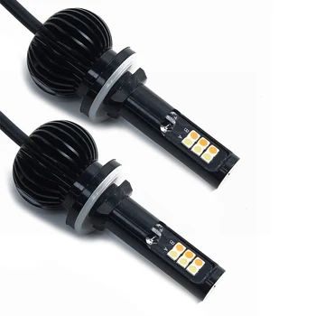 

White/Yellow LED Fog Light 880/881 COB Bulb Dual Color Kit 12W Bulbs Lamps