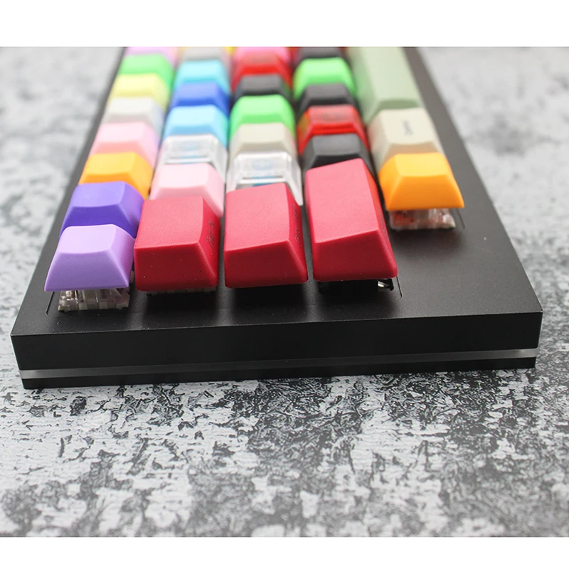 Алюминиевый Чехол ID 60 Hhkb макет акриловых панелей может поддерживать Gh60 анодированный Для Xd60 Xd64 пользовательская механическая клавиатура Clavier Gamer