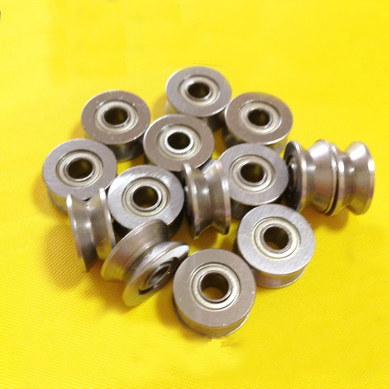 Miniature bearing wire bearing Pulley bearing V624ZZ with V groove Size