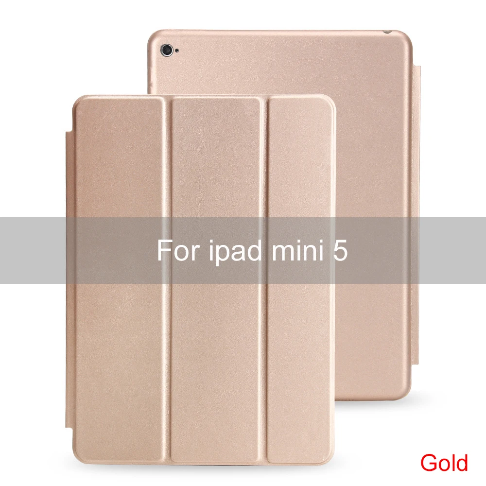 Золотой Essidi, смарт-чехол, чехол для ipad mini 5, Funda Premium, чехол-книжка для планшета, чехол-книжка для Apple ipad mini 5 - Цвет: Золотой