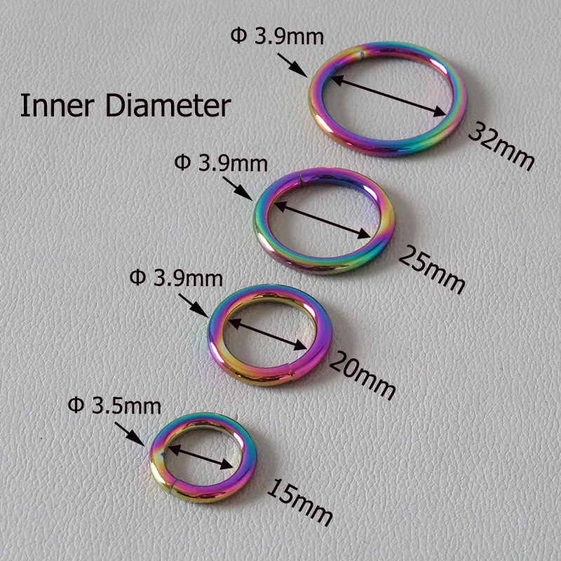 

Металлический уплотнительный круг для ремня, петля для ремня, пряжка для сумки, ошейника для собак, аксессуар для рукоделия, 50, шт./упак.