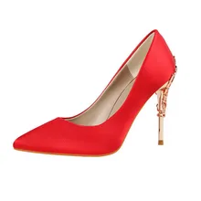 Женские туфли-лодочки; туфли на высоком каблуке; женская модная Осенняя офисная Свадебная обувь с острым носком; 20295766