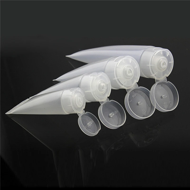 Refillable Tube Scrub Matte Empty Cosmetic Bottle Soft Tubes with Cap Travel Squeeze Make Up Container Refillable Bottles 100ml