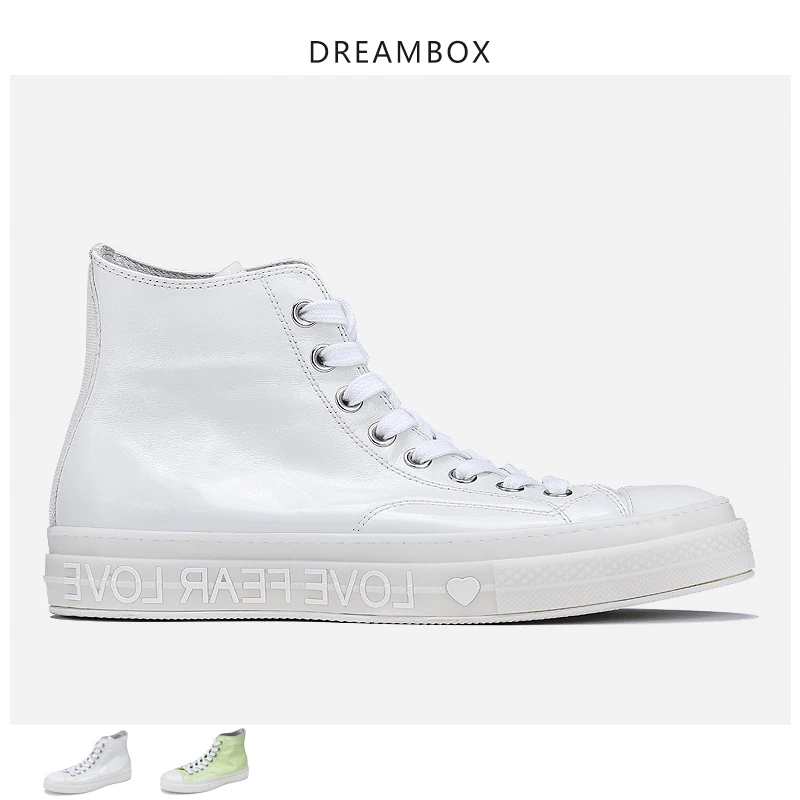 

Small white shoes men's Korean version of the trend versatile white high-top casual shoes 2019 autumn and winter new men's shoes