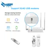 wi fi router for 4g wifi usb modem 4 LAN ports external antenna VPN wi-fi router support zyxel keenetic omni 2 /openwrt firmware ► Photo 2/6