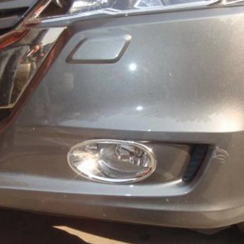 Для Honda Odyssey 2009 2010 2011 2012 2013 автомобильные передние противотуманные фары светильник рамка ABS Хромированная головка противотуманная фара отделка под давлением Гарнир