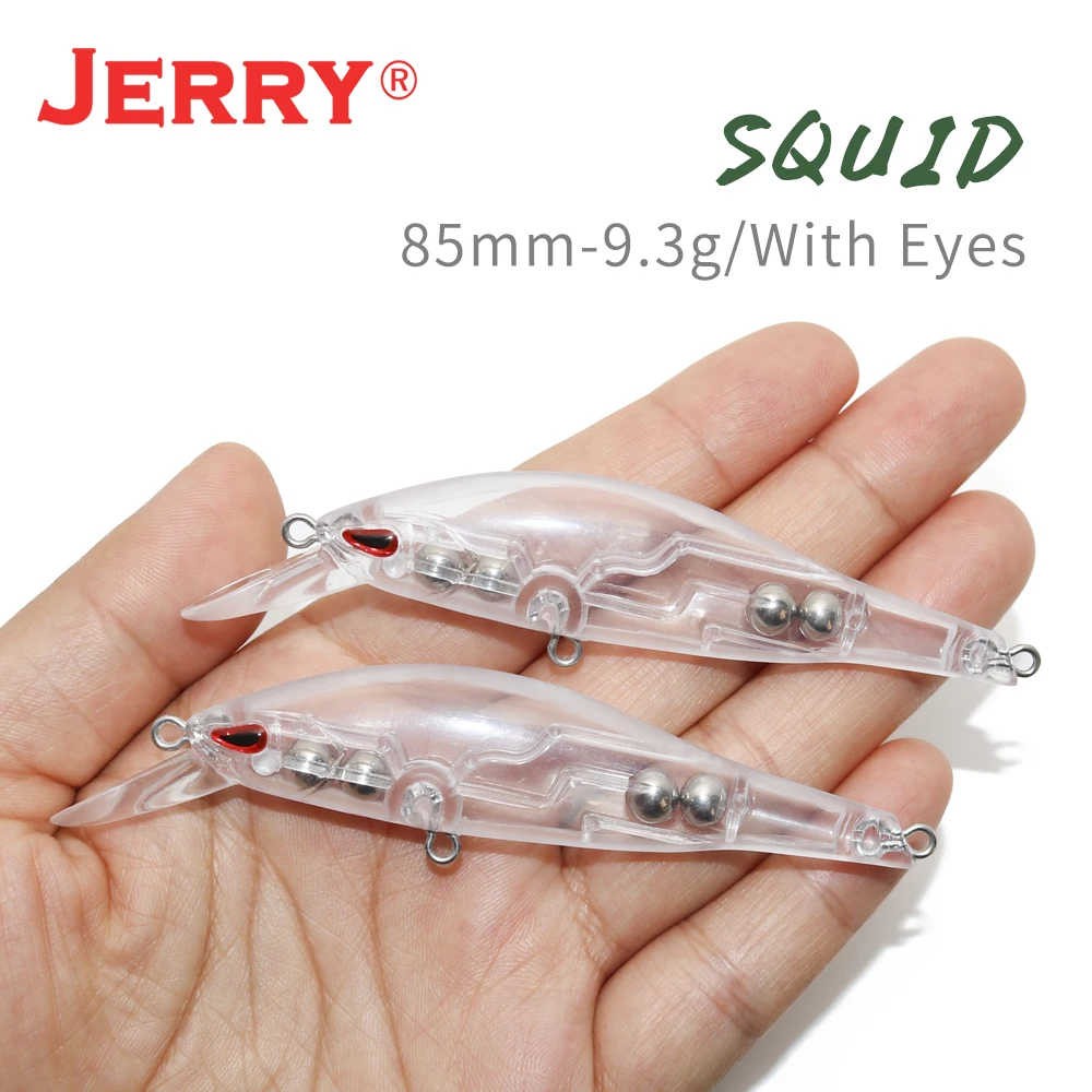 

Jerry Squid 85mm Sinking Minnow Jerkbait Blanks Unpainted Hard Lures Wholesale Pesca