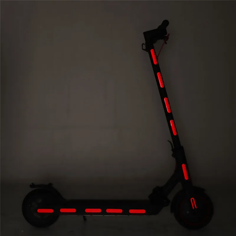 

For Xiaomi M365 Scooter Night Safety Warning Strip Reflective Sticker Reflect Light Tags Paster Decals M365 Electric Scooter