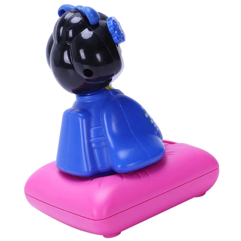 2 шт солнечной энергии поплавок игрушка фигура, японское кимоно Maiko Гейша-синий и черный