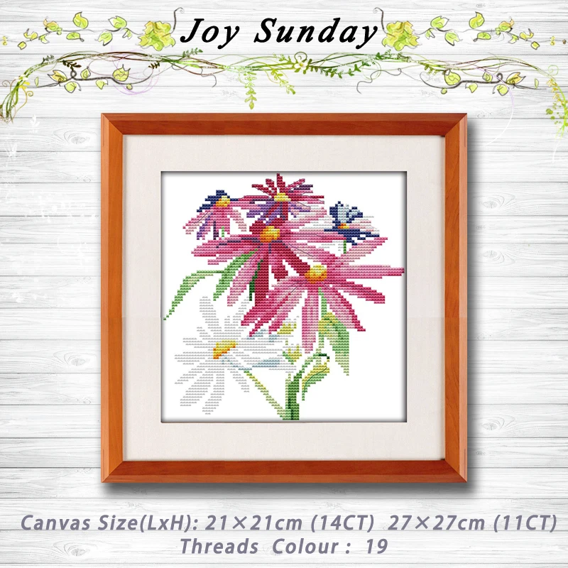 

Daisy flowers Patterns Counted Cross Stitch 11CT14CT Cross Stitch Set Flowers Cross Stitch Kits Embroidery Home Decor Needlework