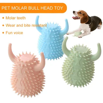

Pet Dog Toy Chew Clean Teeth Toothbrush Soft Elastic Bite Resistant Durable Pet Puzzle Suffy-relieving Toy Dog Accessories