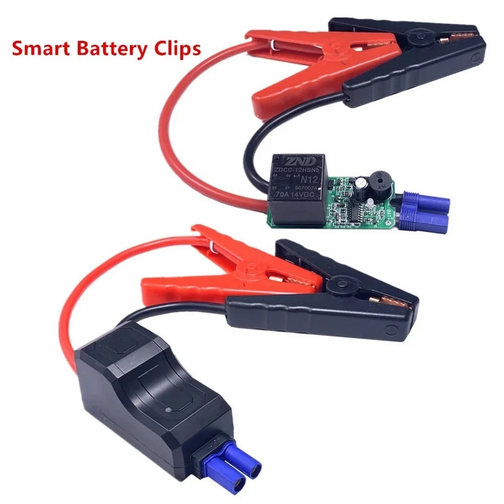 12V Car Starter Jump Battery Clip Connector Emergency Jumper Cable Clamp Booster Universal Car Diagnostic Cables and Connectors