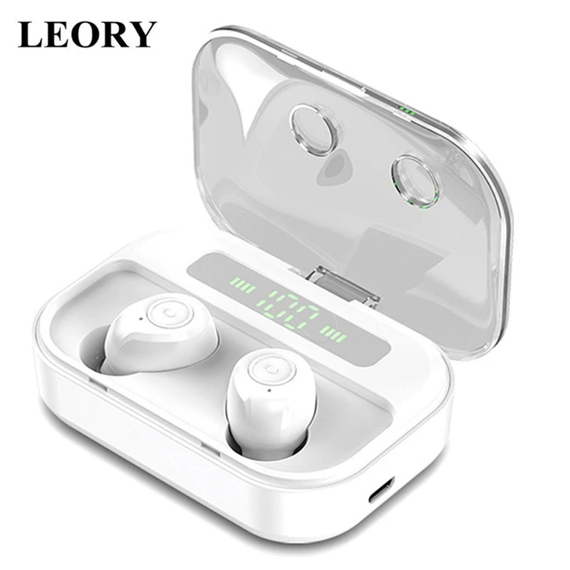 LEORY M7S TWS беспроводные Bluetooth наушники 5,0 IPX7 настоящие водонепроницаемые наушники HiFi Стерео шумоподавление игровая гарнитура с микрофоном