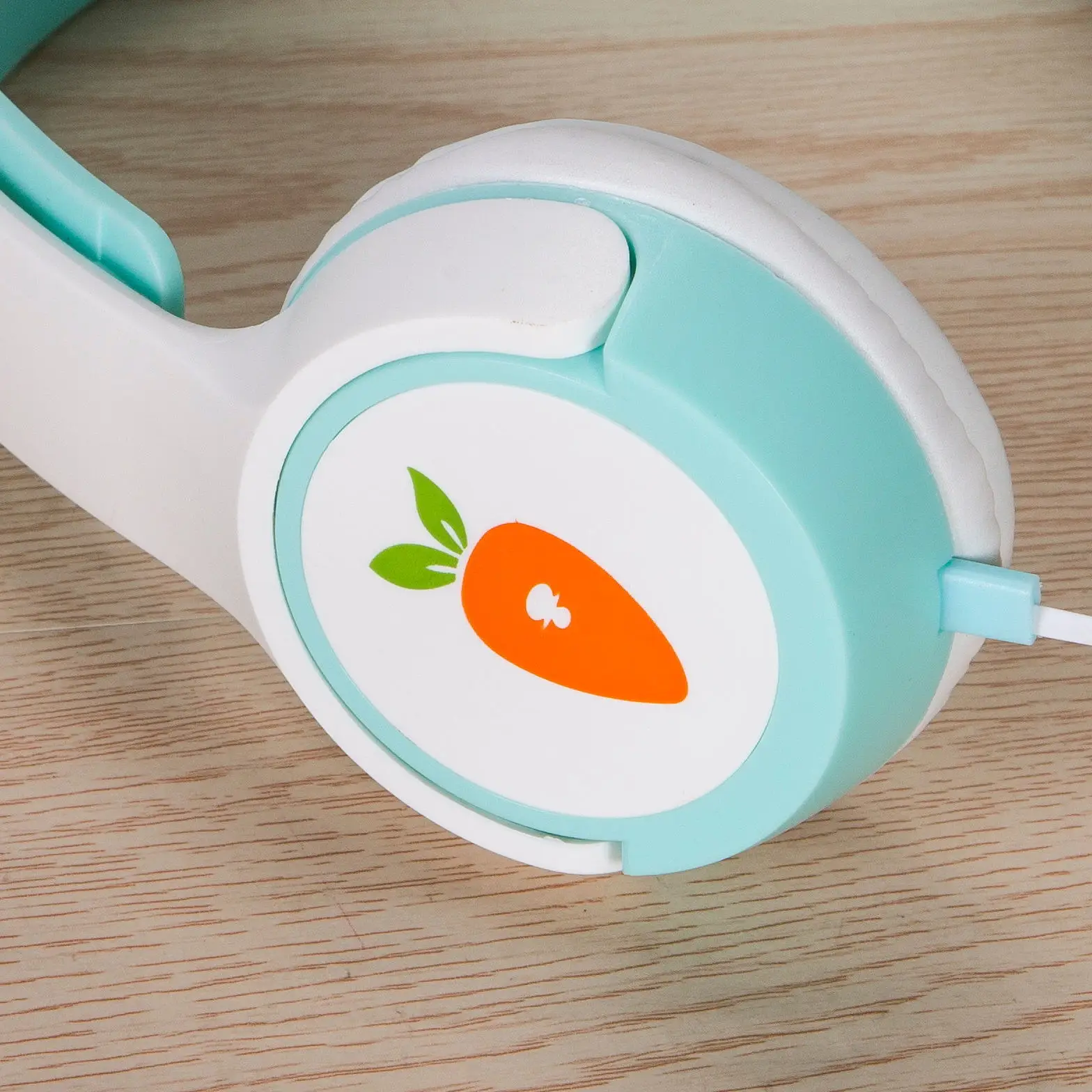 Cartoon Headphone for Kids Children Rabbit Stereo Wired Headsets Stereo Gaming Earphone for PC Phone with Mic Girls Boys Gift