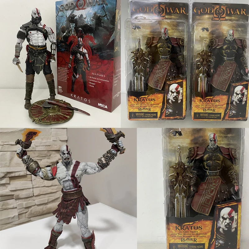 NECA God of War 3 Ghost Sparta Kratos PVC Action Figure Collectible Model Toys Doll Gift | Игрушки и хобби