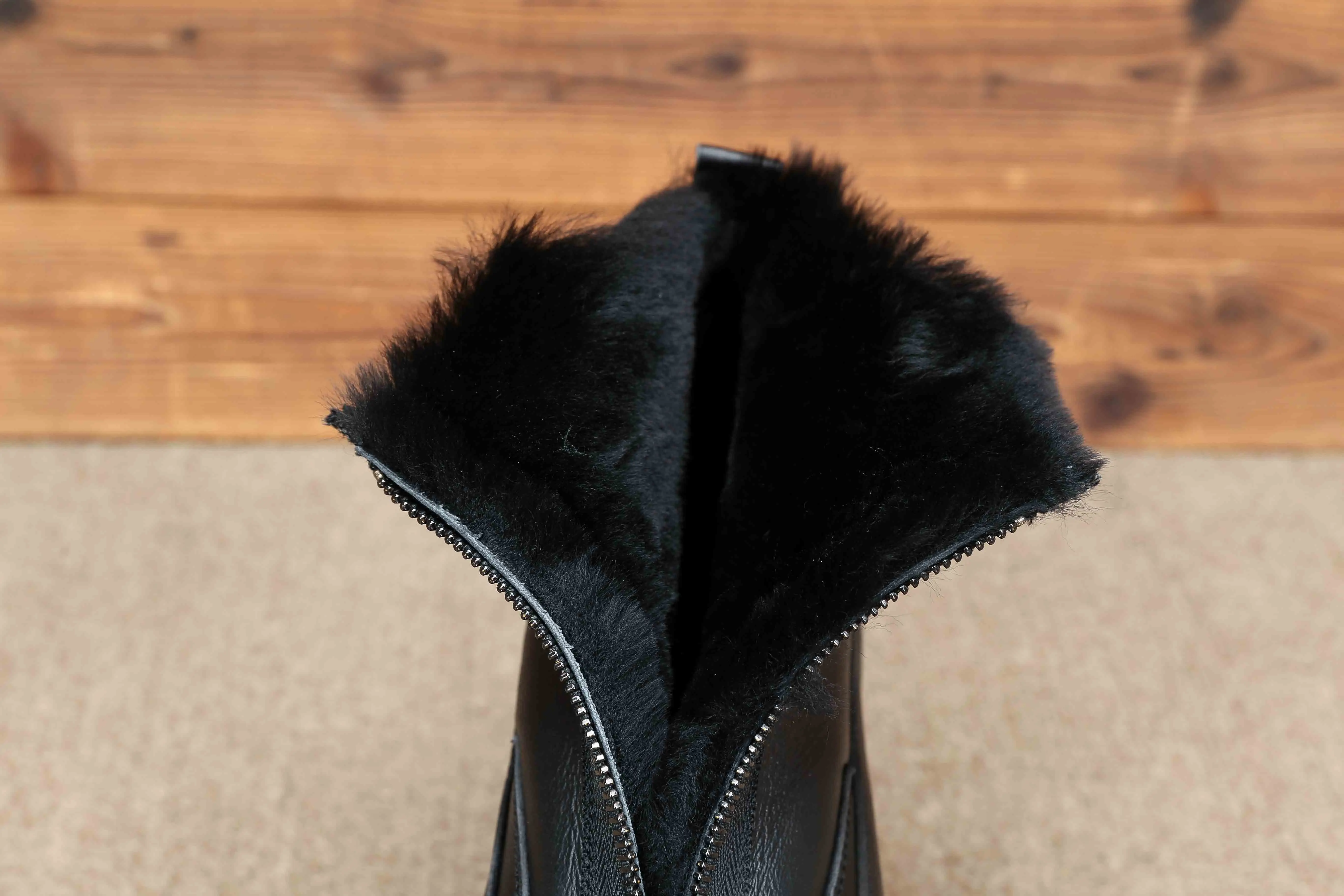 Модные мужские зимние ботинки; мужская обувь на молнии спереди; Botas Nieve Hombre; Рабочая обувь из натуральной кожи; мужские высокие кроссовки