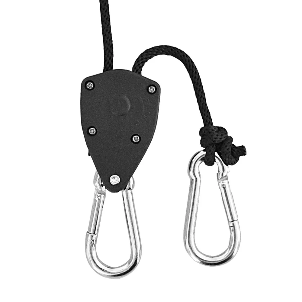 Pulley Ratchets Heavy Duty Rope Clip Hanger 4pcs/2pc For Kayak And Canoe Boat Rope Lock Tie Down Strap
