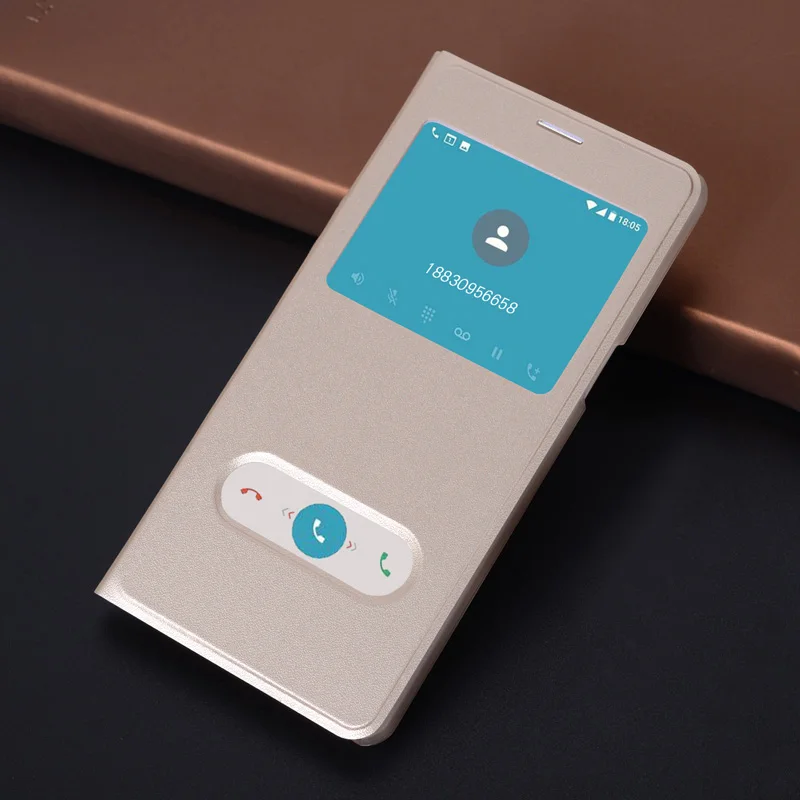 Чехол с откидной крышкой и двойным окном для Oneplus 3 One Plus A3000 3T A3003 A3010 устойчивый к