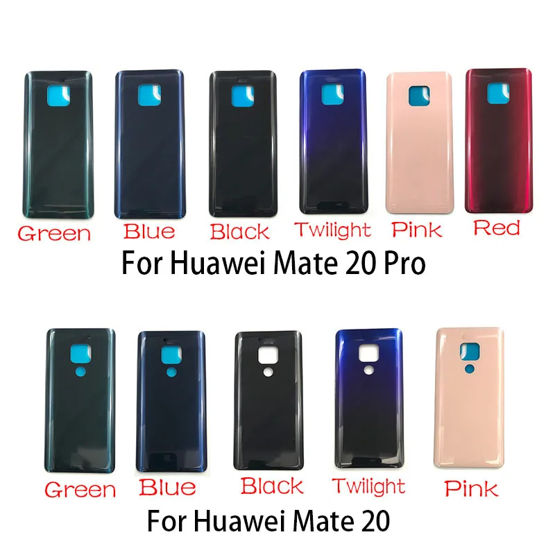 Back Battey Cover Rear Glass With Glue Sticker Adhesive For Huawei Mate 20  Pro Door Housing Replacement Parts - Mobile Phone Housings & Frames -  AliExpress