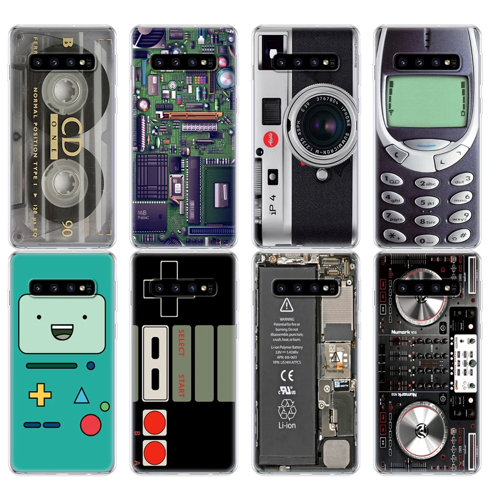 Per Samsung Galaxy S10 Custodia S10Plus Custodia In Silicone Tpu Cover Phone S10 E Custodia Per Samsung S10 Plus S 10 Borse Paraurti Vintage