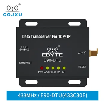 

433MHz Ethernet Modbus 1W IoT TCXO COJXU E90-DTU-433C30E Long Range PLC Data Transmission Wireless Transceiver Ethernet Modem