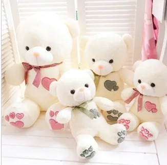 

Plush Toys Couples Care Bears Soulmate Bear Hug Colorful Shining Music Teddy Bear Doll